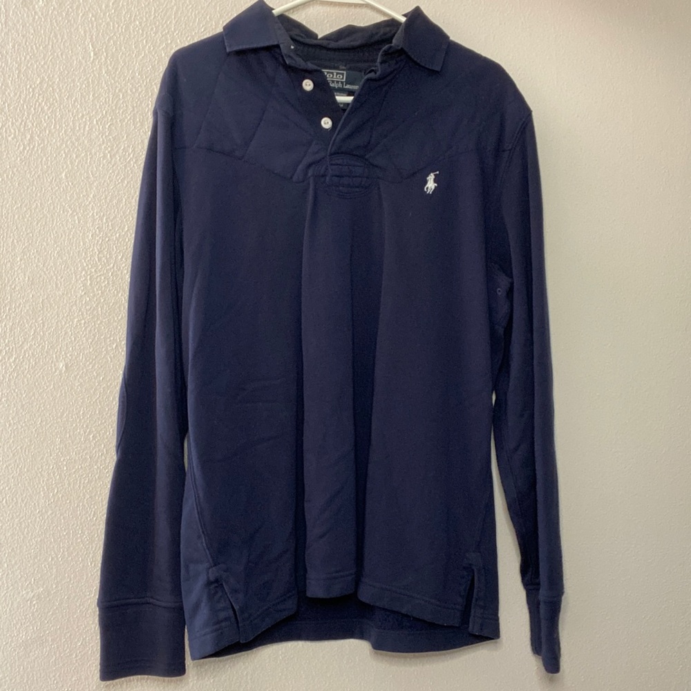 Polo by Ralph Lauren Navy Long Sleeve Quilt Top